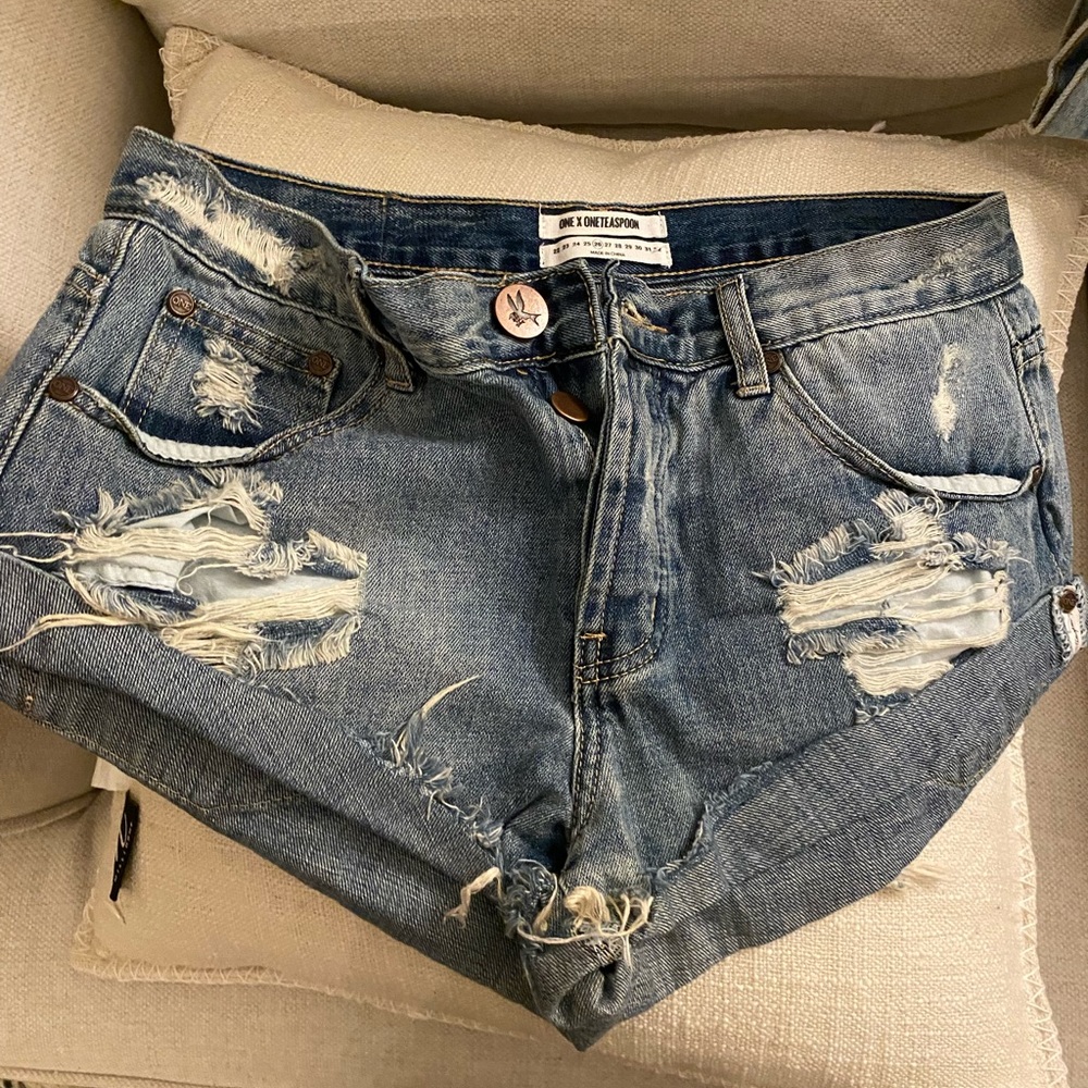 One teaspoon denim shorts 26